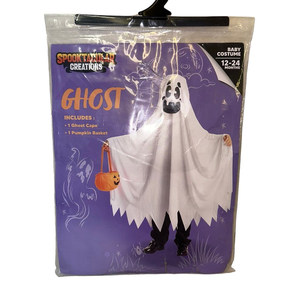 Baby‎ Ghost Costume 12–24 Months Spooktacular Creations Halloween NWT